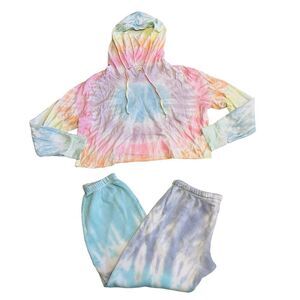 Ocean Drive Tie-Dye Sweatsuit - Size M (Hoodie), XL (Pants)